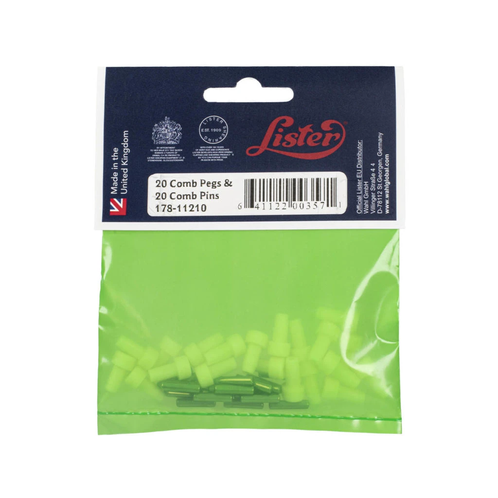 Comb Peg & Pin (2 Required Per Clipper Head) Pack Of 20 3 Comb Peg & Pin (2 Required Per Clipper Head) Pack Of 20