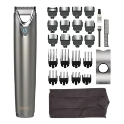 Stainless Steel Stubble & Beard Trimmer -By Anna hair studio 9818 805 Stainless Steel Trimmer with Nasal Trimmer Bundle PDP Hero JPG High 1024x1024 1
