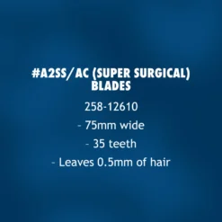 Lister A2SS/AC (Super Surgical) Blade -By Anna hair studio High A2SS AC Super Surgical Blades 258 12610 Info 1024x1024 1