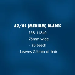 Lister A2/AC (Medium) Blade -By Anna hair studio High A2 AC Medium Blades 258 11840 Info 1024x1024 1