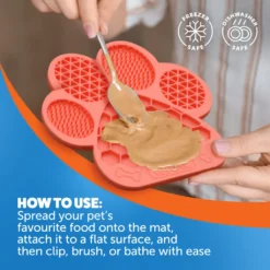 Distract ‘N’ Groom Lick Mat -By Anna hair studio High ZY154 Distract N Groom Lick Mat How to Use 1024x1024 1