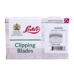 Lister Wizard 13T (Cattle) Blade -By Anna hair studio Lister Wizard Cattle BlADE 13T Packaging