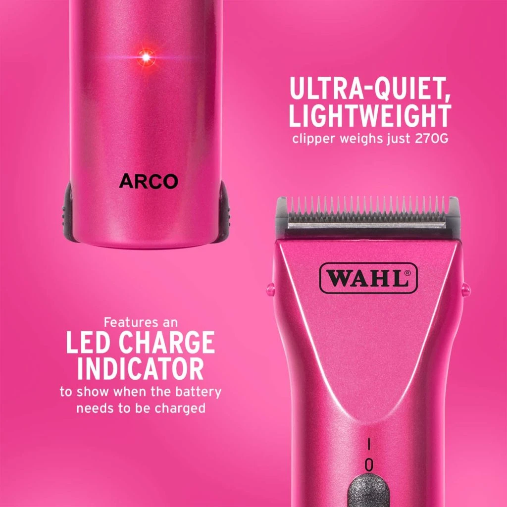 Arco Cordless Animal Clipper – Pink 4 Arco Cordless Animal Clipper – Pink - Image 2