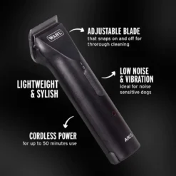 Arco Cordless Animal Clipper – Black
