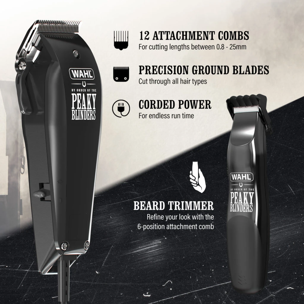 Peaky Blinders Clipper & Beard Trimmer Gift Set 3 Peaky Blinders Clipper & Beard Trimmer Gift Set