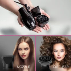 Travel Hair Dryer -By Anna hair studio ZX982 Travel Hair Dryer 1024x1024 1