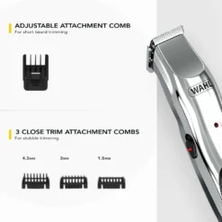 Groomsman Rechargeable Stubble & Beard Trimmer -By Anna hair studio wahl trimmer groomsman rech 9916 1117 Combs web 1024x1024 1