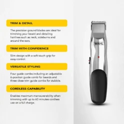 Groomsman Rechargeable Stubble & Beard Trimmer