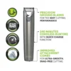 Stainless Steel Stubble & Beard Trimmer -By Anna hair studio wahl trimmer stainless steel trimmer 9818 803 pdp web 1024x1024 1